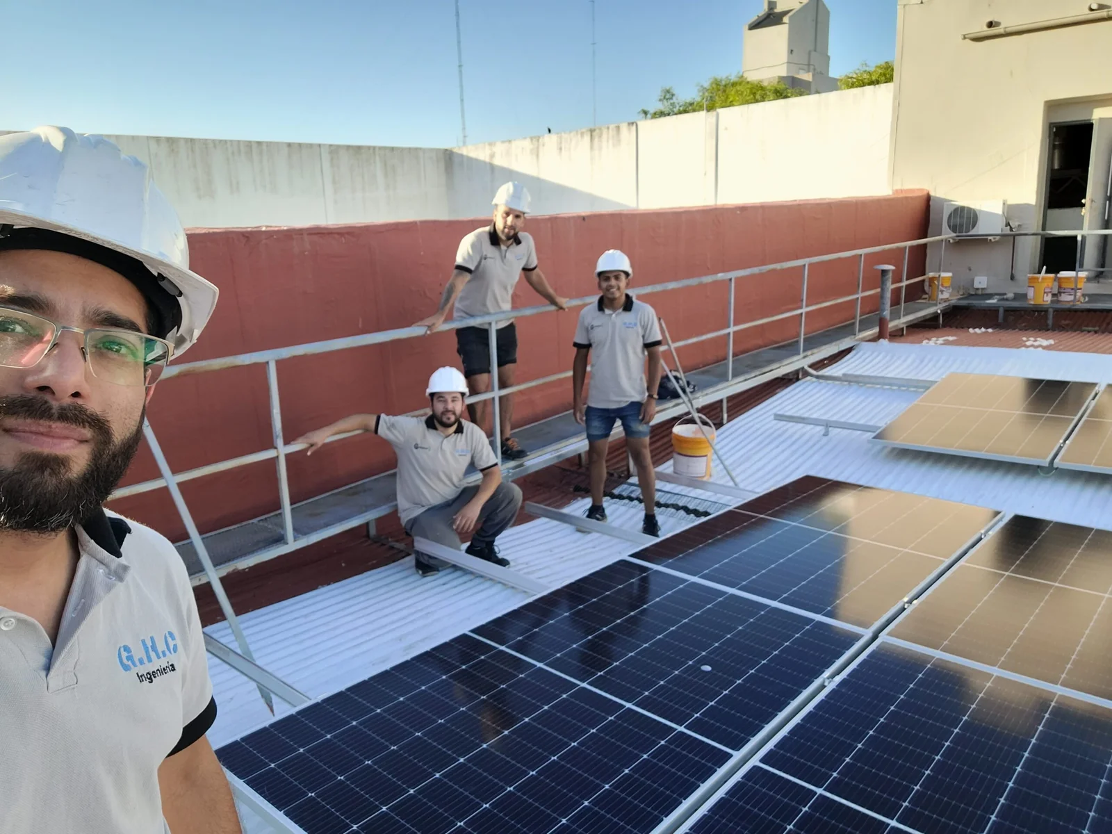 Paneles Longi Half Cell instalados en BBVA